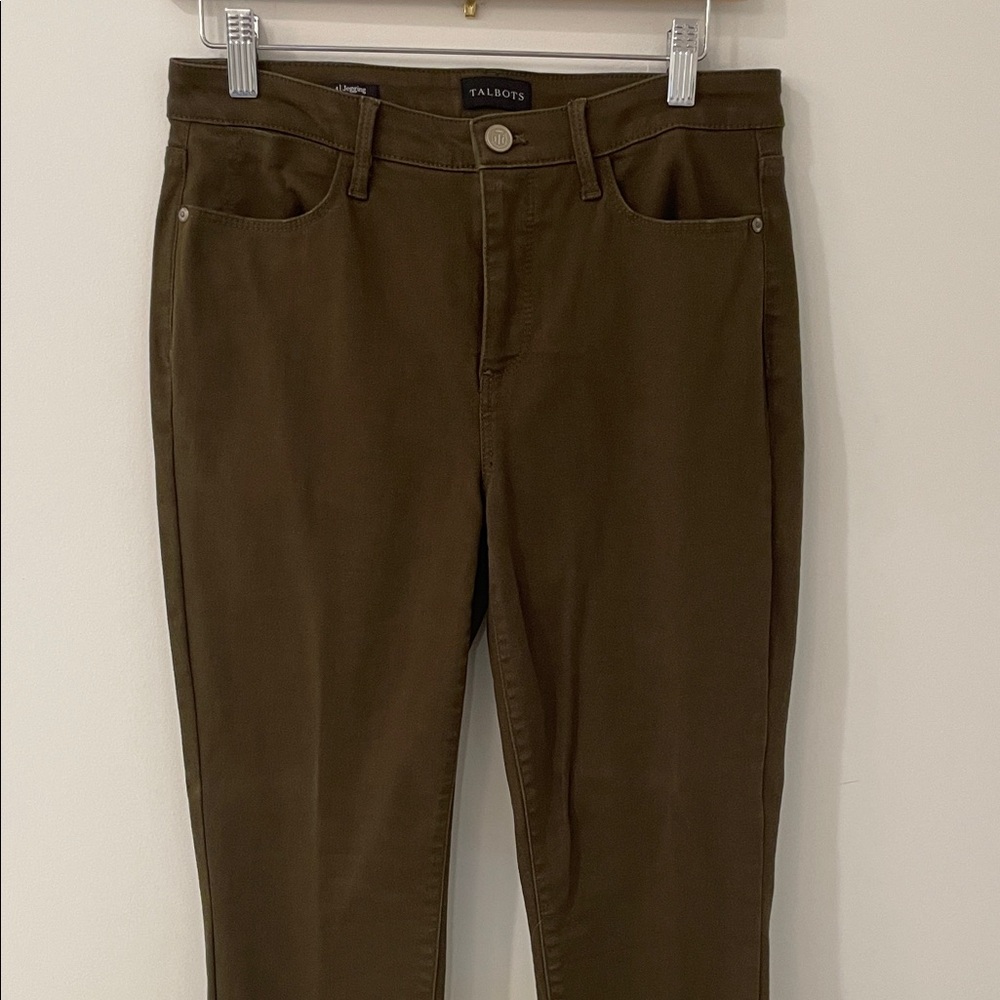 Talbots Women's Olive Green Jeans